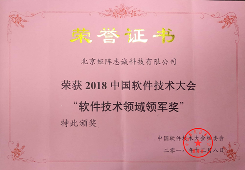 软件技术领域领军奖