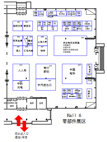 展位分布图6